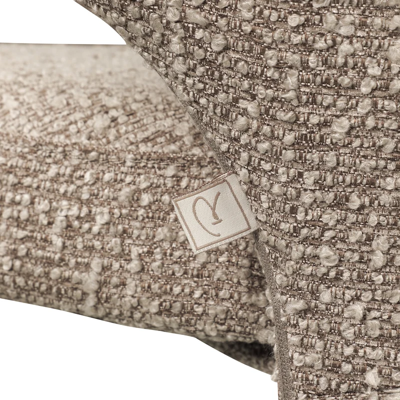 Barhocker Viola Mocca Chunky – gepolstert für Küche und Barbereich