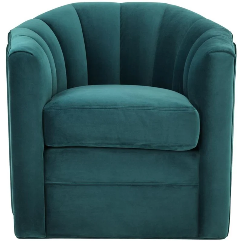 Casa Padrino Luxus Drehsessel Meergrün 84 x 85 x H. 77 cm - Wohnzimmer Sessel