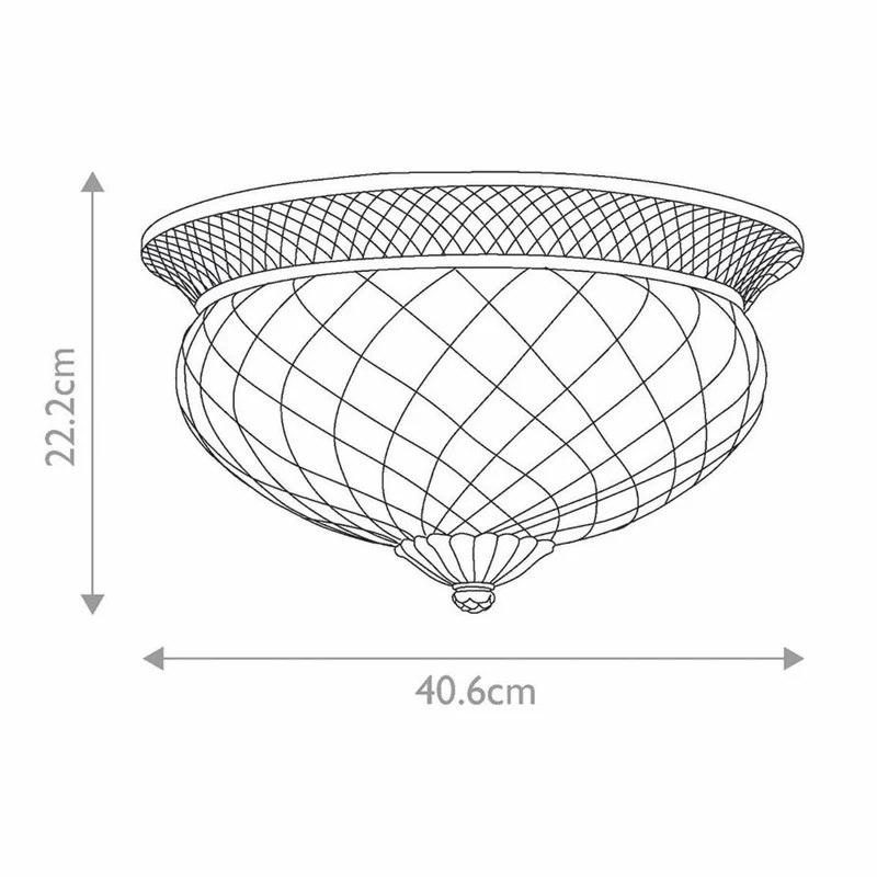 Casa Padrino Barock Kristall Deckenleuchte Antik Silber Ø 40,6 cm