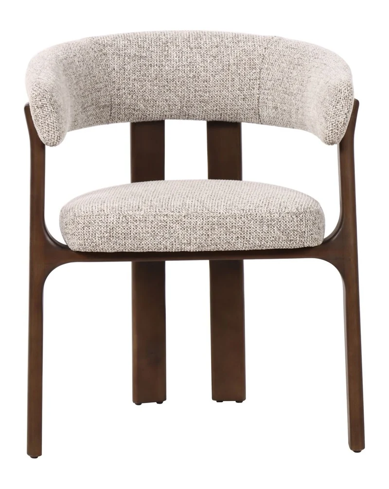 Esszimmerstuhl Contigo Mocca Fancy – Buchenholz, skulpturale Form