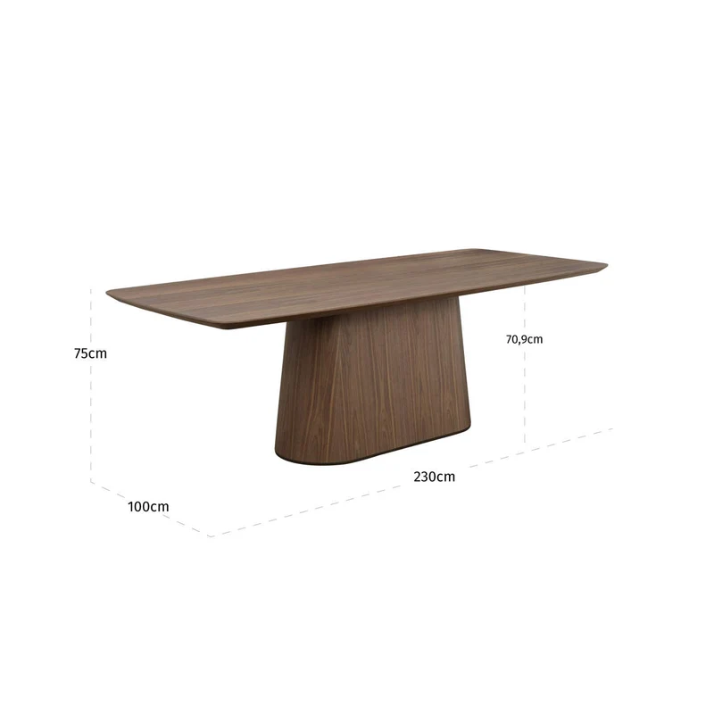 Esstisch Windsor Walnut 230 cm – Richmond Design für 8 Personen