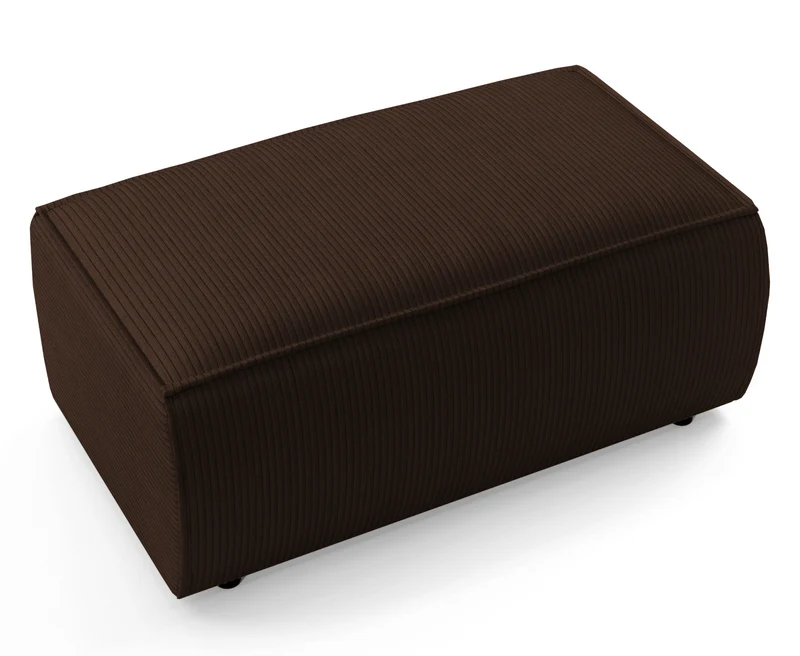 Farese Hocker brauner Cordstoff