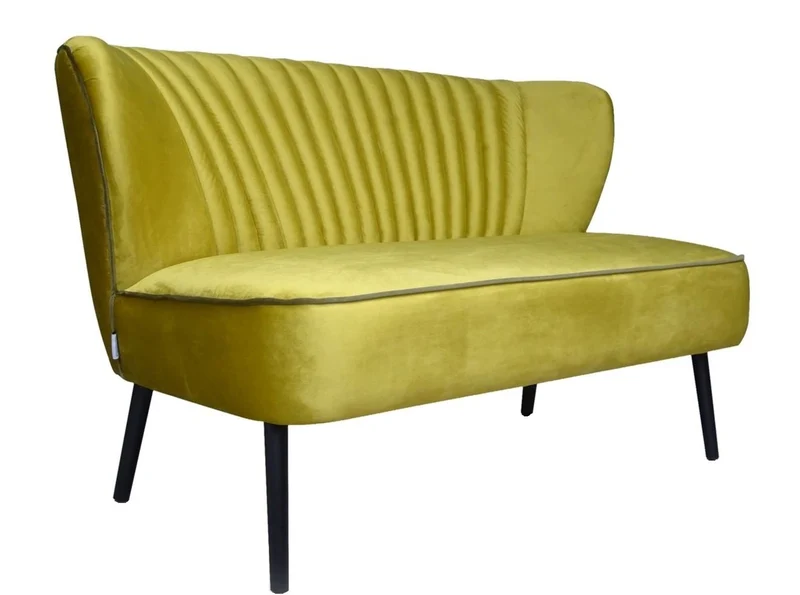 Casa Padrino Luxus Wohnzimmer Sofa Gold 129 x 75 x H. 73,5 cm - Designer Möbel
