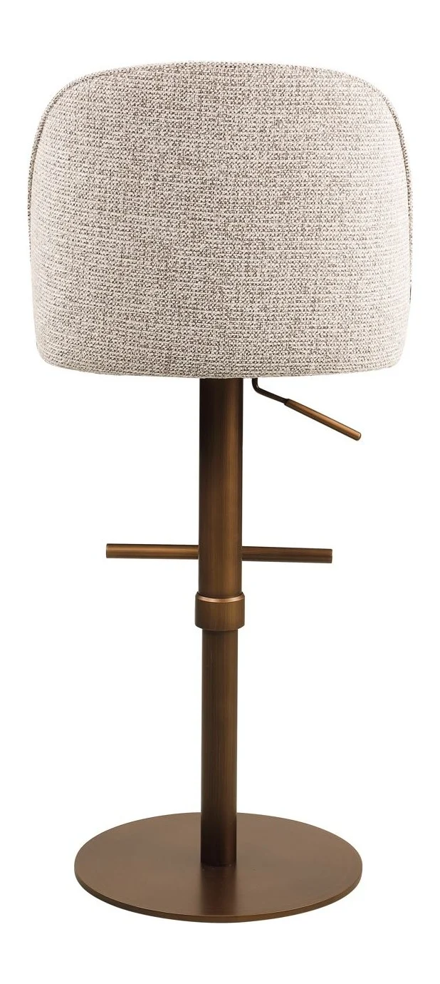 Barhocker Vesper mocca fancy – höhenverstellbar & drehbar