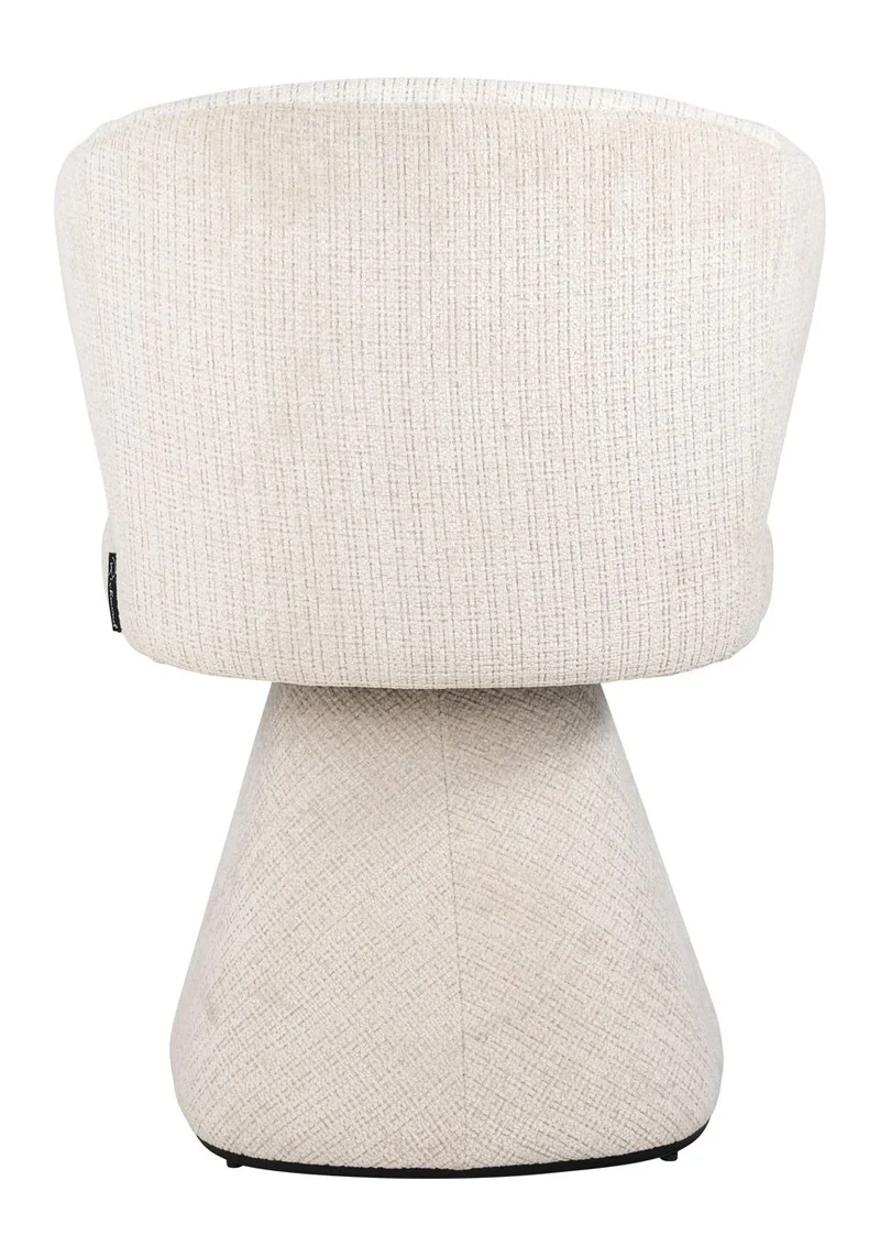 Esszimmerstuhl Gatsbi Niagara Beige, Metallgestell, Chenille