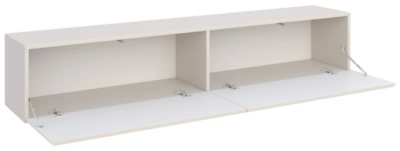 Hängender TV-Schrank Olio mit zwei Klappen, 175 cm, Kaschmir