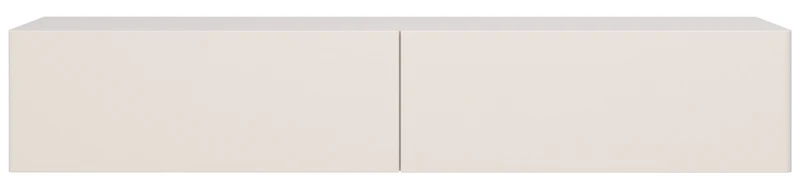 Hängender TV-Schrank Olio mit zwei Klappen, 175 cm, Kaschmir