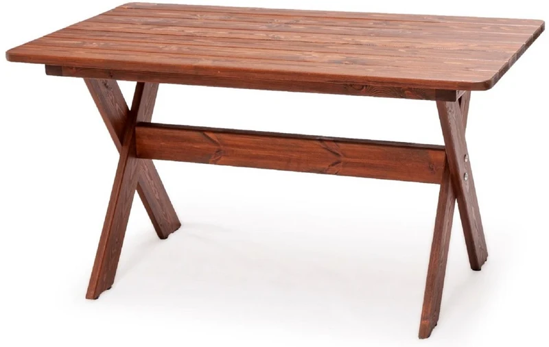 Casa Padrino Luxus Gartenmöbel Set Anthrazit / Dunkelbraun - 1 Garten Sofa & 2 Garten Sessel & 1 Garten Esstisch - Garten Möbel - Terrassen Möbel - Luxus Möbel