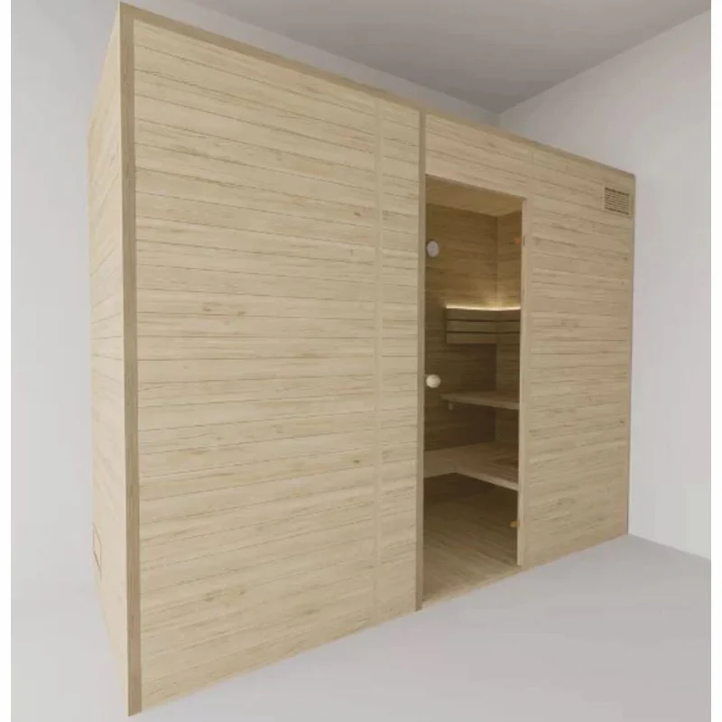 Casa Padrino Luxus 4 Personen Innensauna Naturfarben 300 x 100 x H. 190 cm