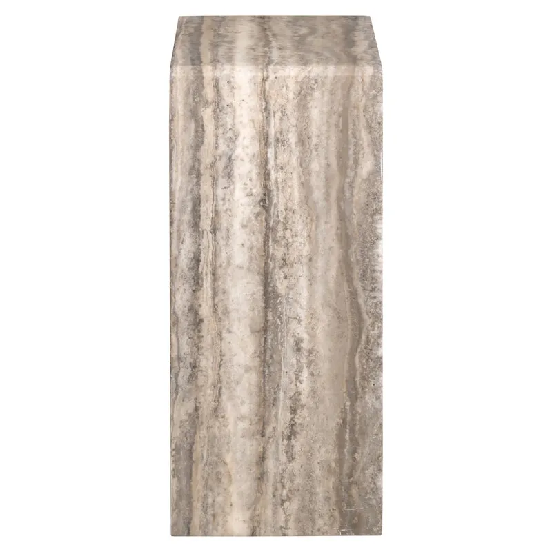 Sofabeistelltisch Dulce grey mit Marmorplatte fürs Wohnzimmer