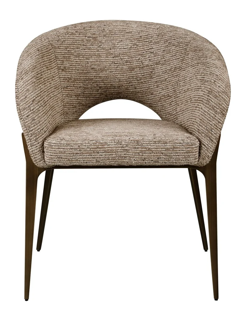 Esszimmerstuhl Kenzi mocca linear – Richmond Design fürs Esszimmer