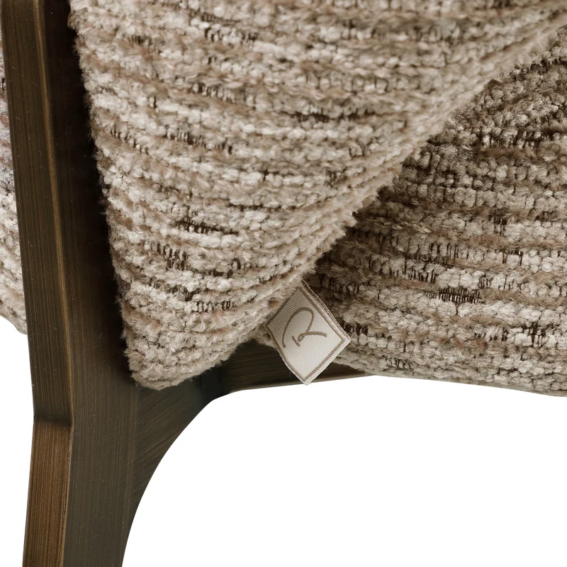 Esszimmerstuhl Kenzi mocca linear – Richmond Design fürs Esszimmer
