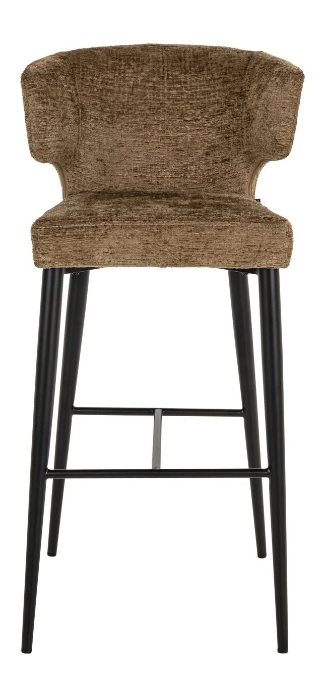 Barhocker Taylor Brandy Fusion mit schwer entflammbarem Bezug