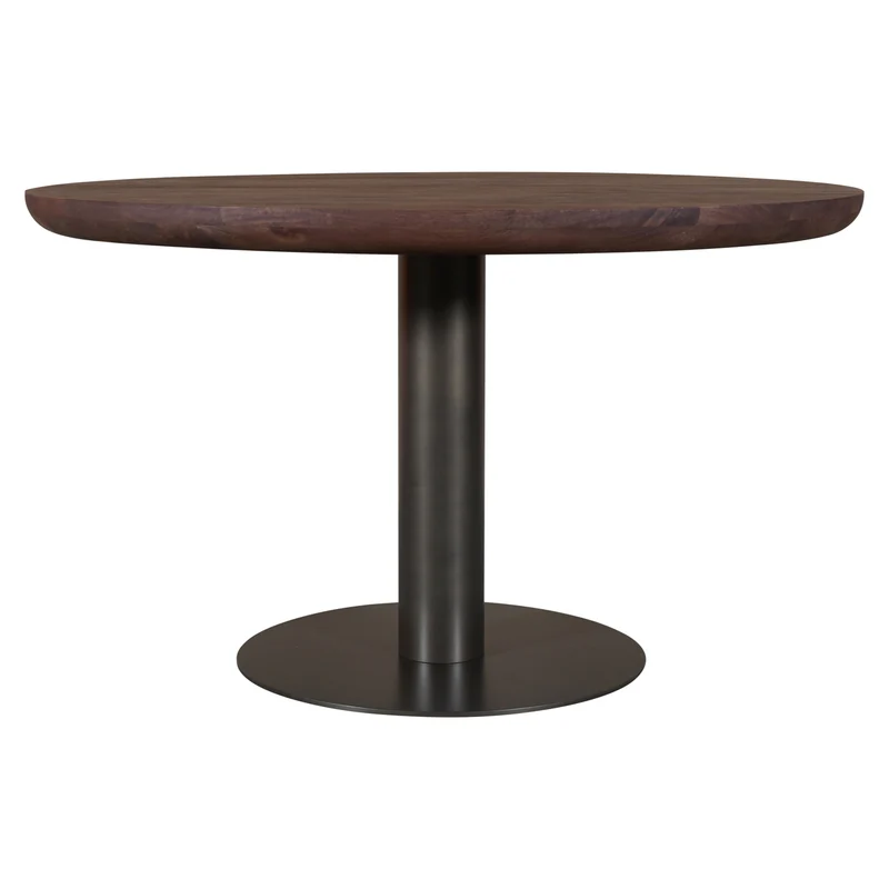 Esstisch Baldwin spicebrown Ø130 cm, Mangoholz & Eisen, Richmond