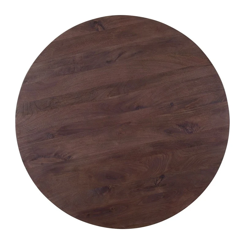 Esstisch Baldwin spicebrown Ø130 cm, Mangoholz & Eisen, Richmond