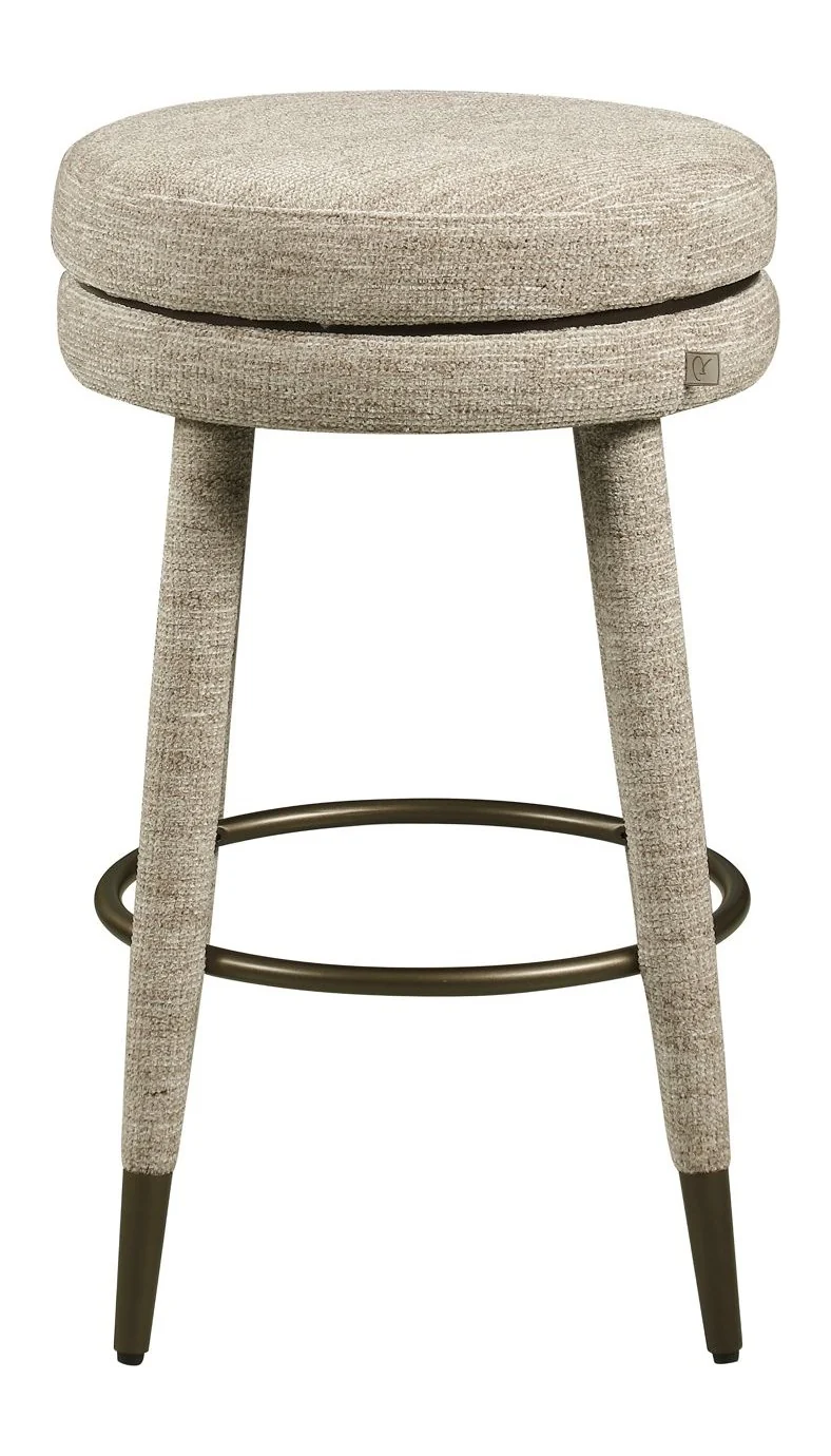 Barhocker Tenashar Natural Softweave mit Drehfunktion & Fußstütze