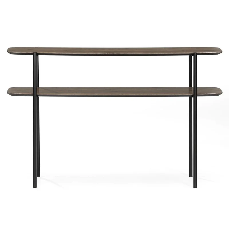 Moderner Konsolentisch PINA 120cm taupe Pinien-Optik Konsole