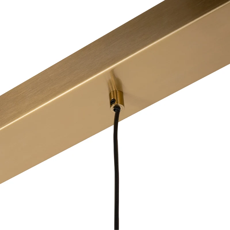 Pendelleuchte Elaris white – Kronleuchter aus Eisen und Alabaster