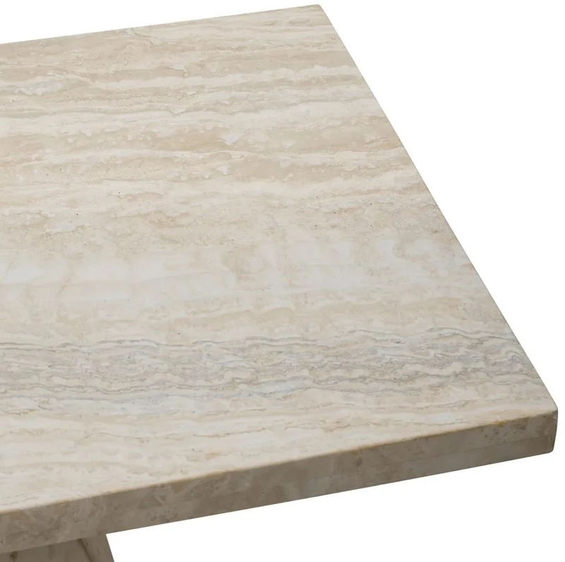 Casa Padrino Luxus Travertin Konsole Beige 150 cm - Luxus Möbel