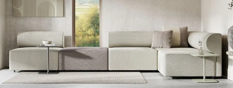 Casa Padrino Luxus Ecksofa Grau / Dunkelgrau 360 x 180 cm - Modulares Wohnzimmer Sofa - Luxus Möbel
