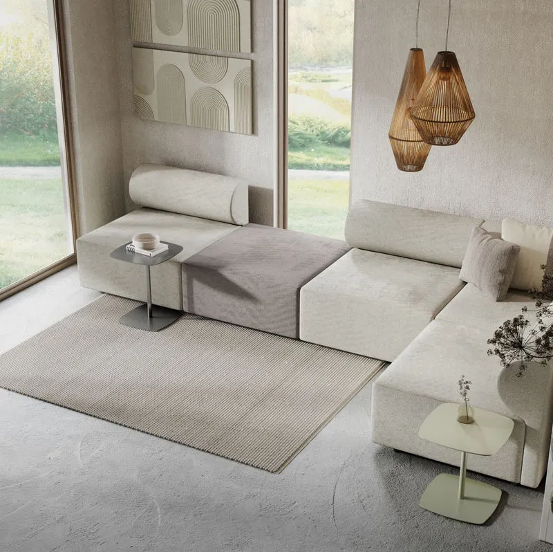 Casa Padrino Luxus Ecksofa Grau / Dunkelgrau 360 x 180 cm - Modulares Wohnzimmer Sofa - Luxus Möbel