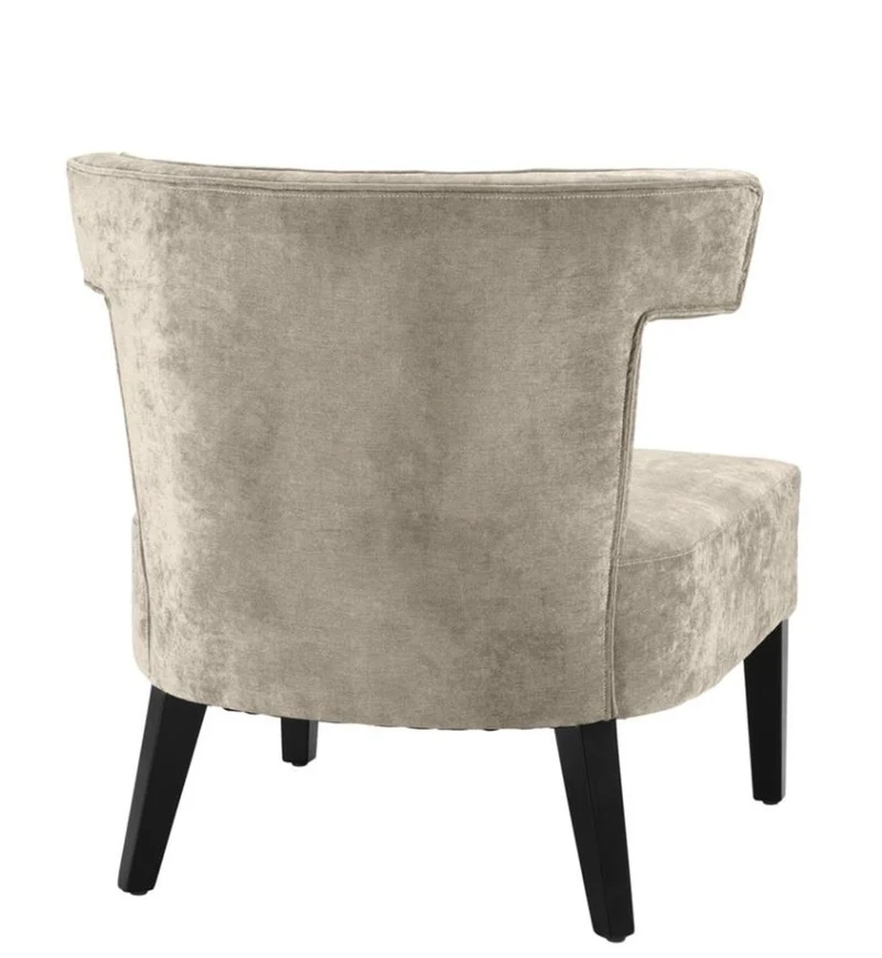 Casa Padrino Luxus Sessel Grau Schwarz - Designer Möbel