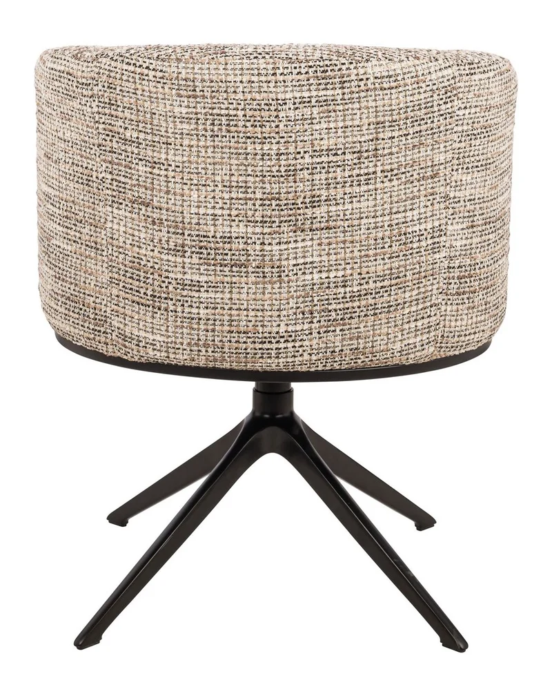 Esszimmerstuhl Cheyenne Drehstuhl Trendy Nature mit Aluminiumgestell
