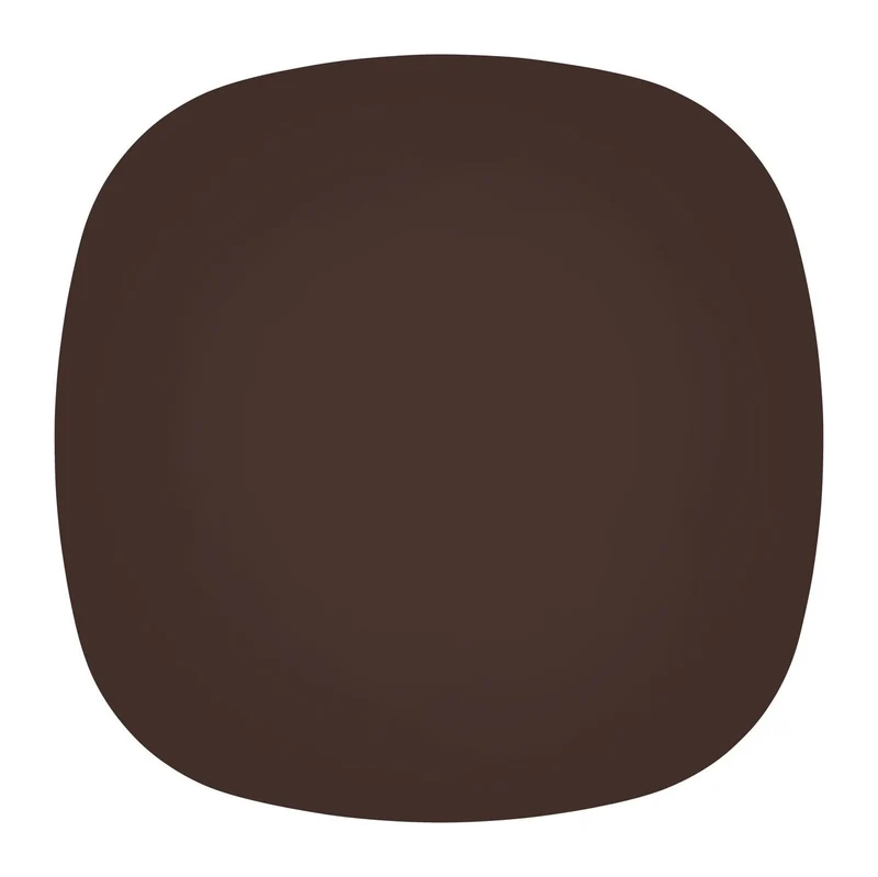 Beistelltisch Almundi chocolat brown – runder MDF-Tisch, 70x70 cm