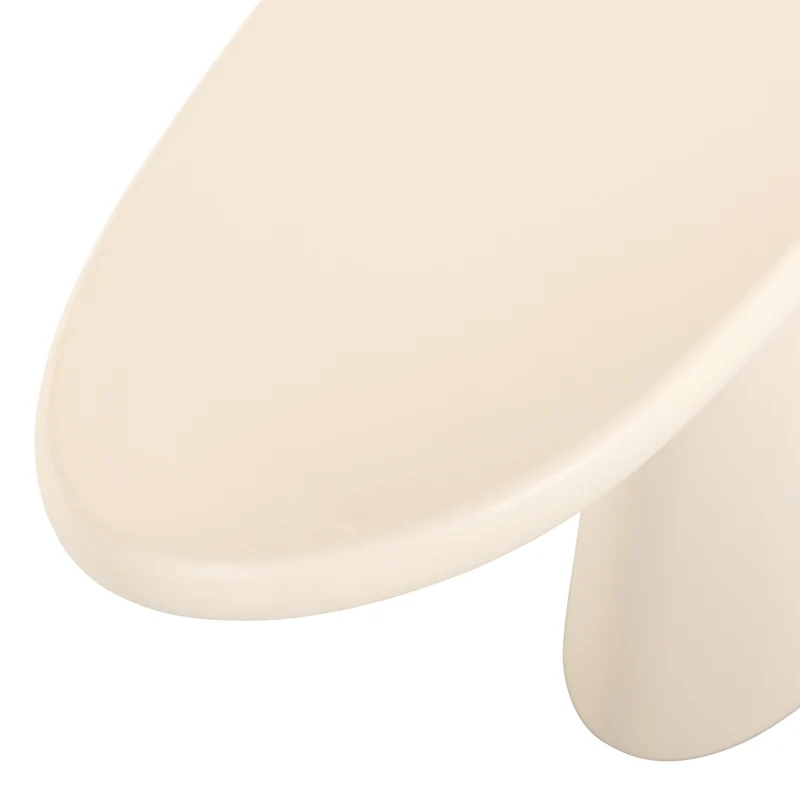 Konsole Clayton beige – Ablagetisch mit Eco-Plaster-Finish