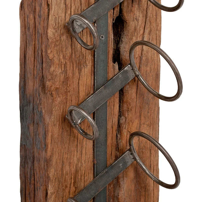 Flaschenständer RANJA-L ca. 160cm 8 Flaschen Teak