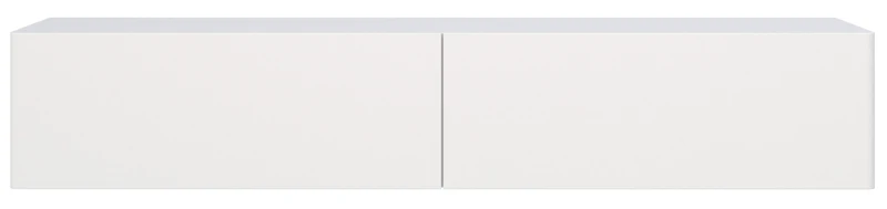 Hängender Schminktisch Olio mit zwei Schubladen, 110 cm, weiß