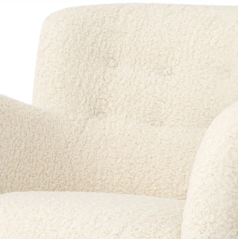 Casa Padrino Luxus Sessel Creme / Schwarz 87 x 86 x H. 80 cm - Wohnzimmer Sessel - Hotel Sessel - Wohnzimmer Möbel - Luxus Möbel - Wohnzimmer Einrichtung - Luxus Einrichtung - Möbel Luxus