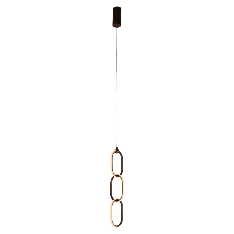 Richmond Pendelleuchte Lacey Bronze - dimmbar, 170 cm Höhe