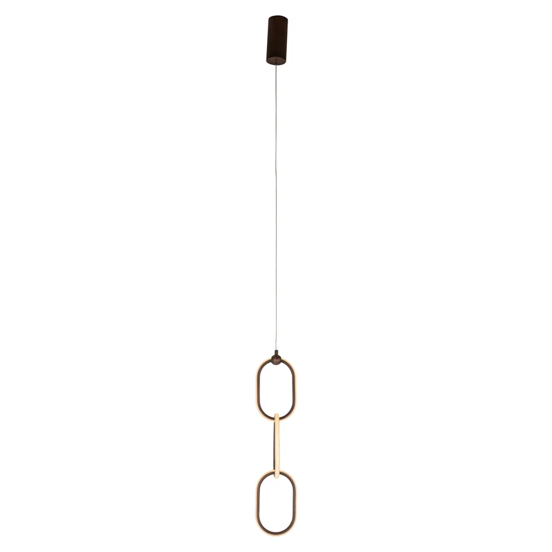 Richmond Pendelleuchte Lacey Bronze - dimmbar, 170 cm Höhe