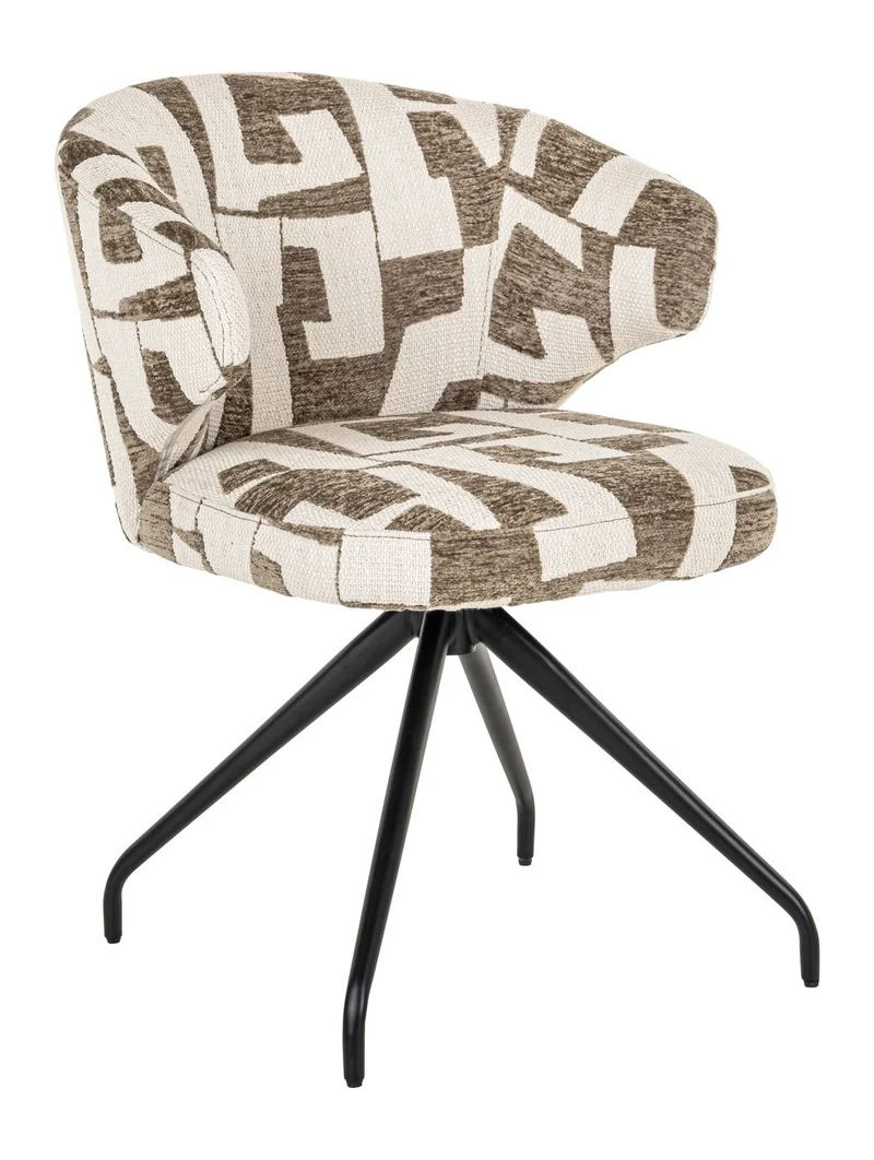Esszimmerstuhl Milly moss graffic mit Drehfunktion, Richmond