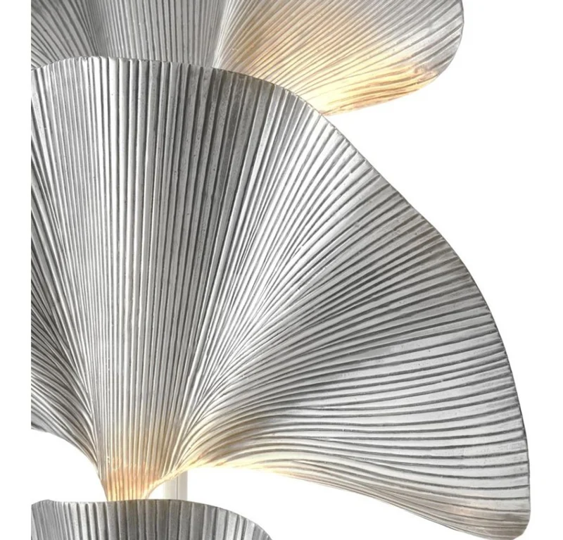 Casa Padrino Stehleuchte Silber 80 x H. 197 cm - Luxus Stehlampe