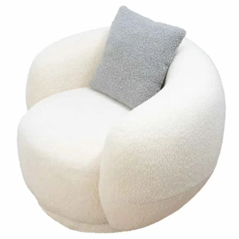 Casa Padrino Luxus Wohnzimmer & Hotel Sessel Weiß 110 x 90 x H. 75 cm - Luxus Möbel