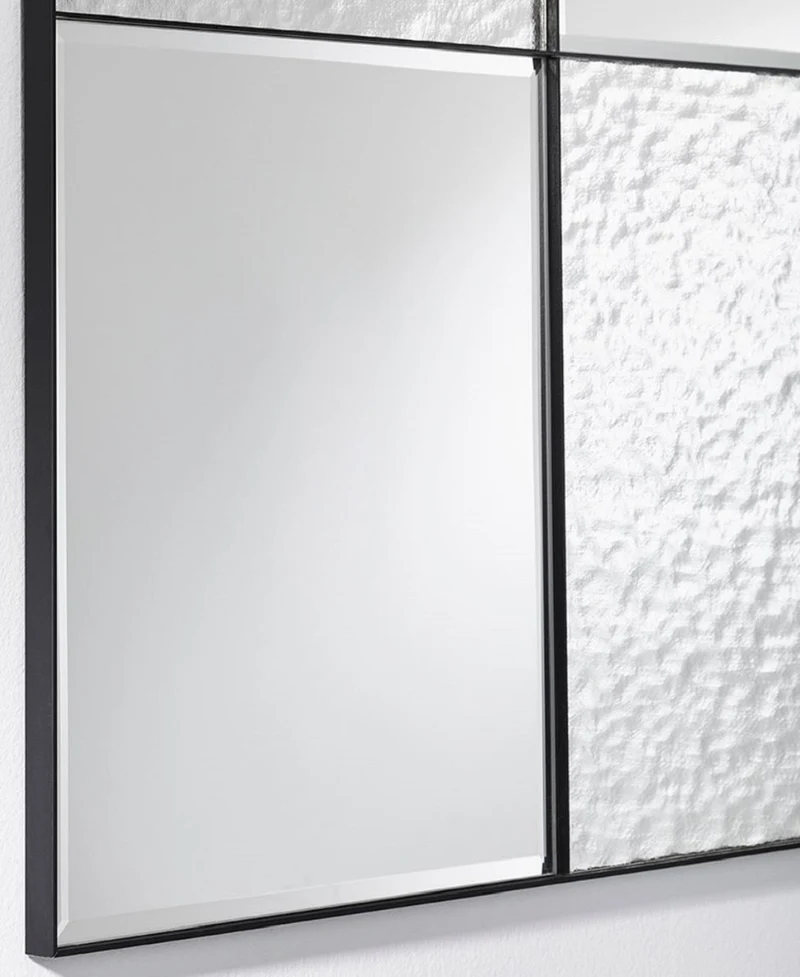 Casa Padrino Luxus Wandspiegel Schwarz 80 x 2 x H. 120 cm - Hotel & Restaurant Spiegel - Luxus Kollektion