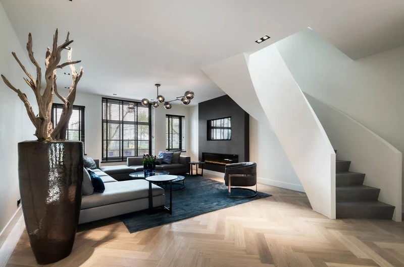 Casa Padrino Luxus Seidenteppich Dunkelblau 300 x 400 cm - Rechteckiger Wohnzimmer Teppich - Luxus Qualität - Wohnzimmer Deko Accessoires