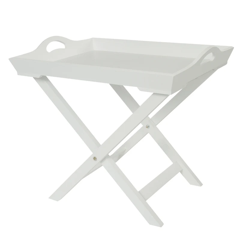 Tabletttisch GIGI weiss 57cm Landhaus