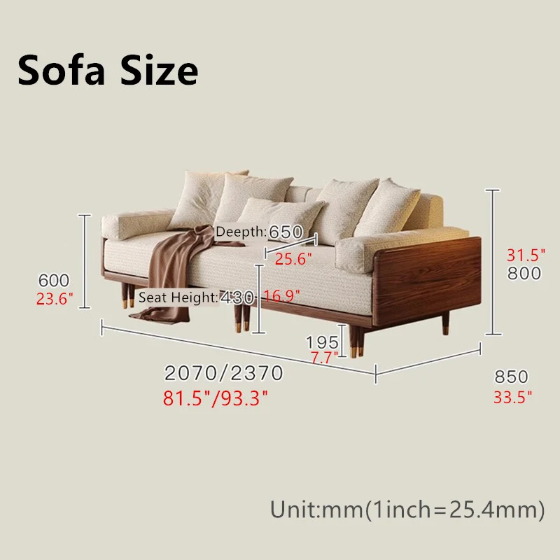 Neues und verbessertes SERENIT-Schlafsofa mit Massivholzrahmen