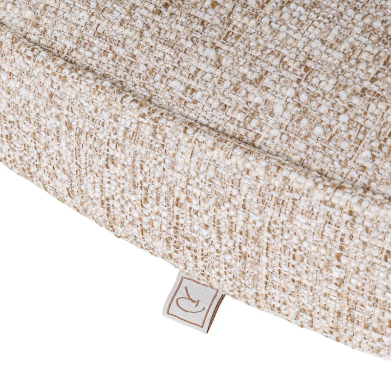 Esszimmerstuhl Mori Cream Tweed – Richmond mit Massivholzgestell