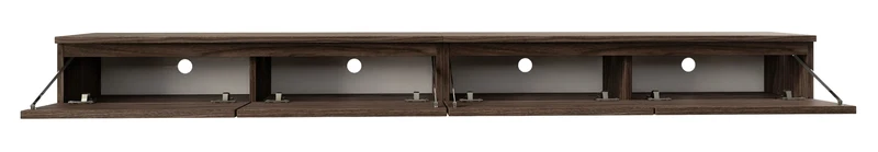 Hängender TV-Schrank Bemmi Slim 200 cm Wisconsin-Nussbaum