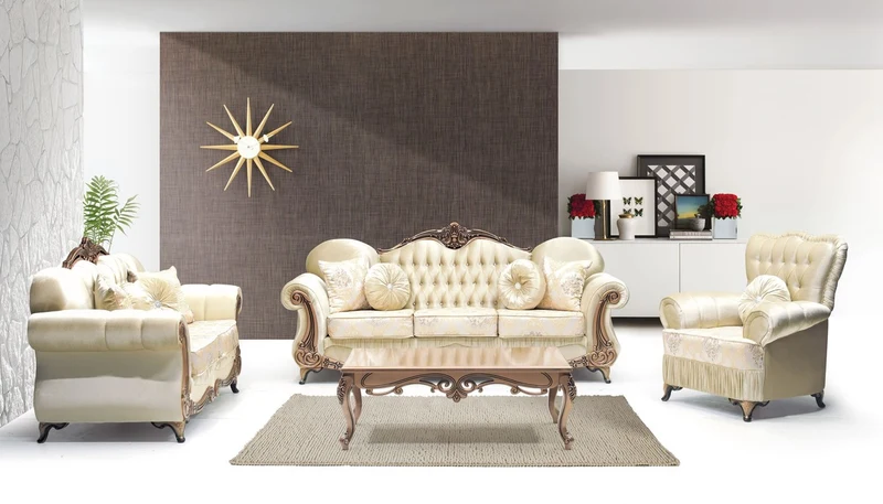 Casa Padrino Luxus Barock Sessel Gold / Kupfer - Wohnzimmer Sessel mit elegantem Muster und Glitzersteinen - Barockstil Wohnzimmer Möbel - Luxus Möbel im Barockstil - Barock Einrichtung