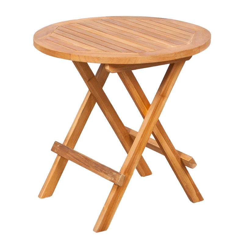 Teak Klapptisch KURSI ca. D50cm Natural