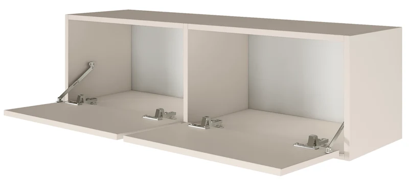 Hängender TV-Schrank Framme mit zwei Klappen, 100 cm, Kaschmir