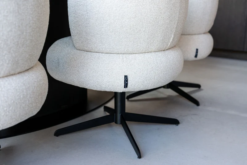 Esszimmerstuhl Alexis Biscotti drehbar, Polyester, Richmond