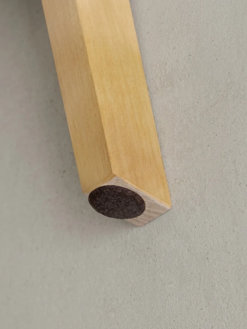 Esszimmerstuhl 2er Set mit Holzgestell Skandinavisch gepolstert