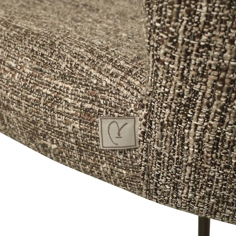 Barhocker Odarby Brown Tweed, Richmond, gepolstert, Sitzhöhe 67 cm