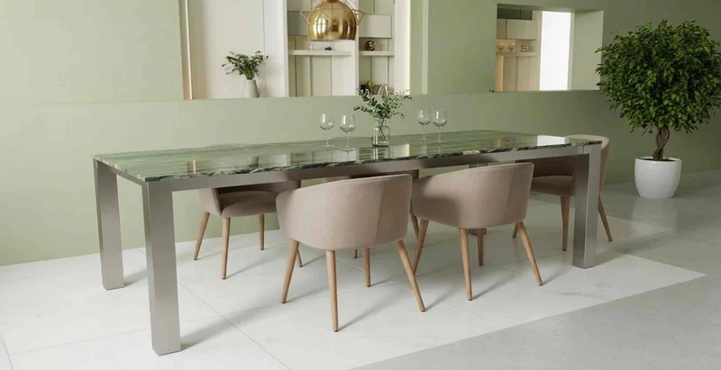Esstisch CAICOS mit Granit Verde Dorato online konfigurieren